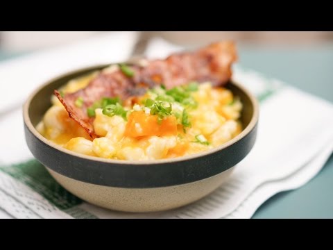 [Eng Sub]一分钟培根南瓜疙瘩汤【曼食快语】Make Bacon Pumpkin Gnocchi Soup within 1 Minute