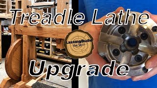WOODTURNING CHUCK FOR TREADLE LATHE