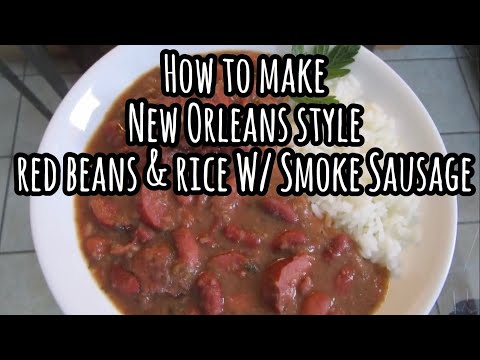 CROCKPOT RED BEANS | HOW TO MAKE NEW ORLEANS STYLE RED...