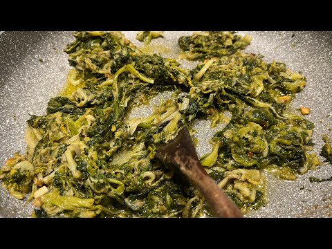 INDIVIA RIPASSATA IN PADELLA AGLIO OLIO E PEPERONCINO - LE RICETTE DI NONNA PINA