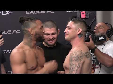 Kevin Lee Vs Diego Sanchez Weigh-In And Faceoff At Khabib Nurmagomedov's Eagle FC 46