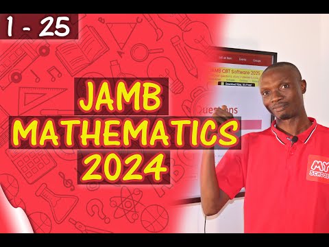 JAMB CBT Mathematics 2024 Past Questions 1 - 25