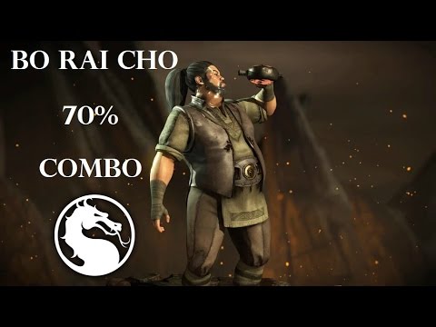 MKX - Bo' Rai Cho (Dragon Breath) 70% Combo