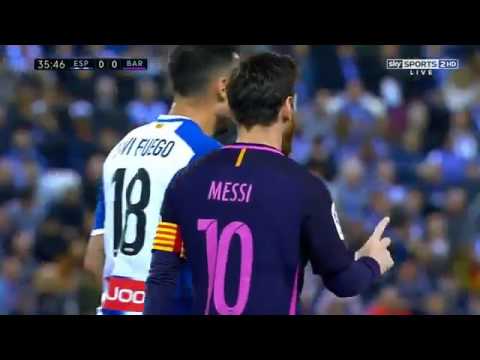 Lionel Messi vs Espanyol Away 2016/17 Resumen Del Partido Completo