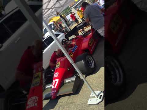 Ferrari 126C4  participated in  1984 United States Grand Prix,!!! engine throttling!!!!!