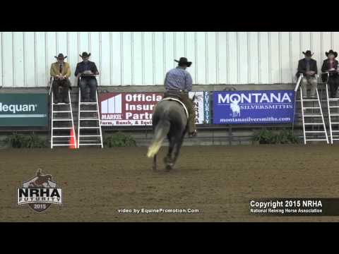 Rio Shiningbigstopper ridden by Ricardo Iniguez-Garcia Jr.  - 2015 NRHA Futurity (Non Pro)