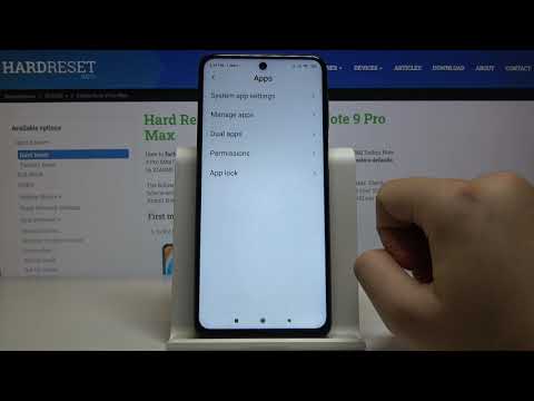 Change Default Apps - XIAOMI Redmi Note 9 Pro Apps Settings