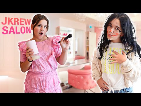We OPENED Our Own BEAUTY SALON At Home!! | JKREW