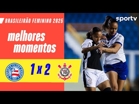 Gols e lances de Bahia x Corinthians