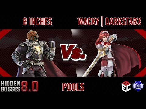Hidden Bosses 8 0 POOLS - 8 Inches (Ganondorf) vs WACKY | darkstarx (Lucina)