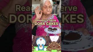Doraemon’s Favourite Dora Cake 🥞😋 with दादी || Kids Favourite|| Dadi Ki Rasoi|| #shorts #doraemon