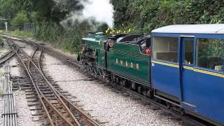 preview picture of video 'RH&DR No 3 Southern Maid at Hythe - 12noon to Dungeness 28/9/13'