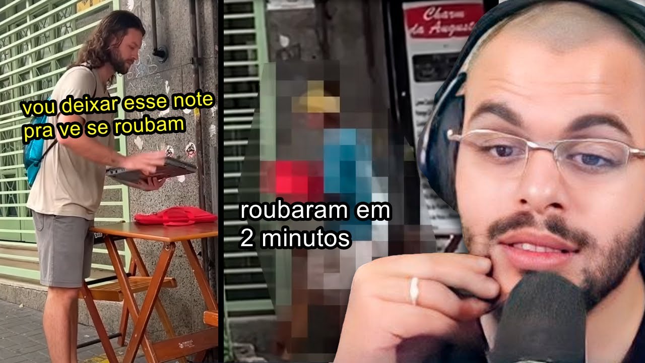 PROVANDO Q O BRASIL É O PAÍS COM MAIS LADRÃO DO MUNDO - Maicon react