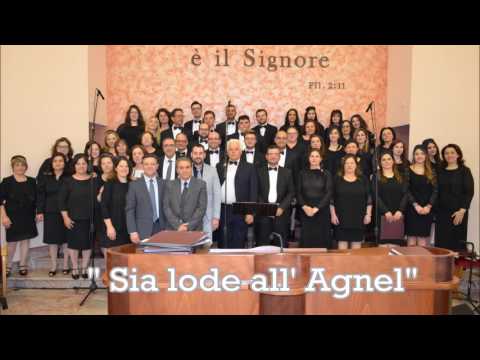 Coro di Crotone canta  "Sia lode all'Agnel"  28-05-2017 a Raffadali