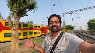 लखनऊ से दिल्ली  डबल डेकर train journey / Lucknow- Anand Vihar Double Decker train | Indian Railways