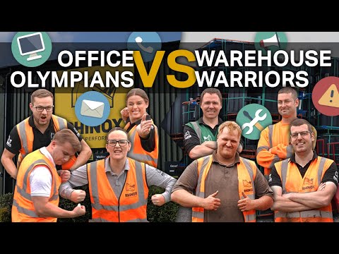 OFFICE STAFF VS WAREHOUSE WORKERS - Who's stronger?