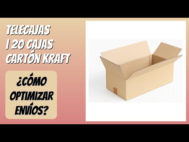 Vídeo relacionado con TELECAJAS | 25 Cajas 43x35x7 cm Postal Automontable con Tapa Robusta Troquelada Medidas Interiores | Anónima Cartón Marrón Kraft | Pack de 25 cajas