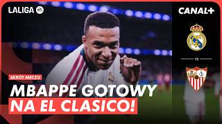 PIĘKNE GOLE GULERA, MBAPPE I DIOMANDE! REAL MADRYT - SEVILLA, SKRÓT MECZU