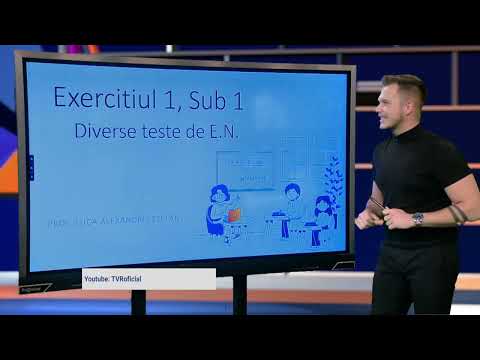 TeleŞcoala: Matematică clasa a VIII-a – Teste Evaluare Naţională – sub. 1, ex. 1 (@TVR2)