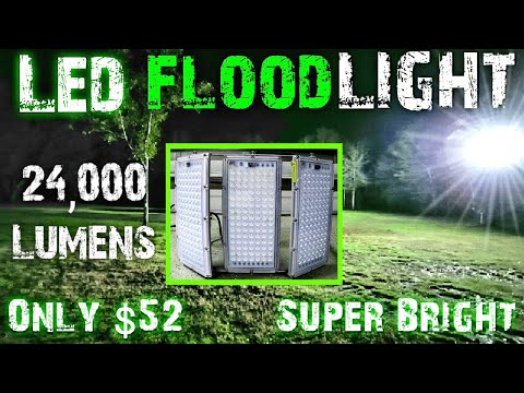 24,000 Lumens SUPER Bright LED Flood Light $52 SMART SWITCH