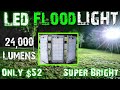 24,000 Lumens SUPER Bright LED Flood Light $52 SMART SWITCH