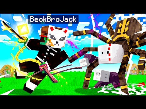 Becoming a MASTER DEMON SLAYER in Minecraft!