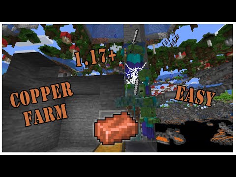 EASY Copper Farm (Minecraft 1.17+ Java/Bedrock/PS4/XBOX)