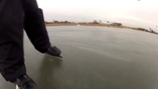 preview picture of video 'GoPro® Ozone Czarnocin kite skating 16.02.2014'