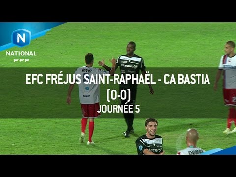 J5 : EFC Fréjus Saint-Raphaël - CA Bastia (0-0), le résumé
