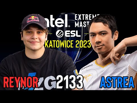 🇮🇹 Reynor (Z) vs 🇺🇸 Astrea (P) - Gruppe B - IEM Katowice 2023 - StarCraft 2 - Cast 2133 [Deutsch/4K]