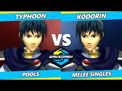 Wavedash 2023 - Typhoon (Marth) Vs. KoDoRiN (Marth) Smash Melee - SSBM