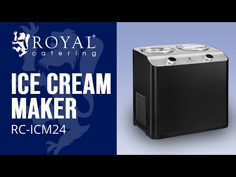 video - Ice Cream Maker - 250 W - 2 x 1.2 L