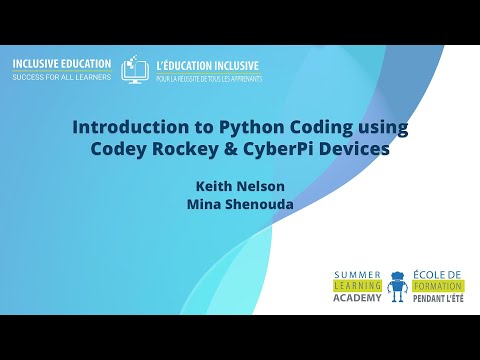 Introduction to Python Coding using Codey Rocky