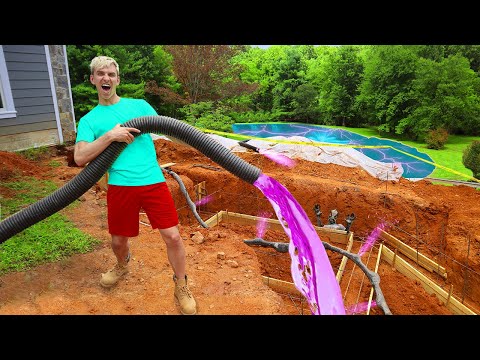ANIMAL CONTROL Creates Homemade POND MONSTER Mystery Mixture REPELLENT! (DIY Force Field Installed) Video