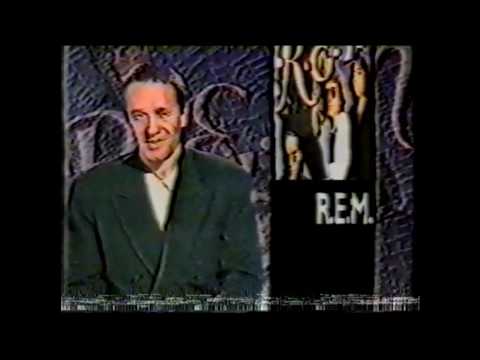 R.E.M. 1989-04 - MTV News, MTV, UK (Live footage & interview segments with Michael Stipe)
