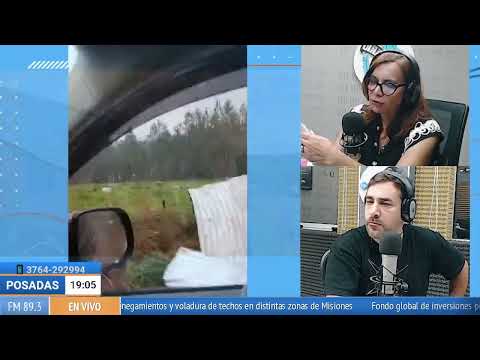 Tornado y granizo golpearon zonas rurales de El Soberbio: "Fue fuertísimo", dijo el viceintendente