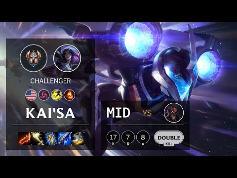 Kai'Sa Mid vs Lucian - NA Challenger Patch 10.18