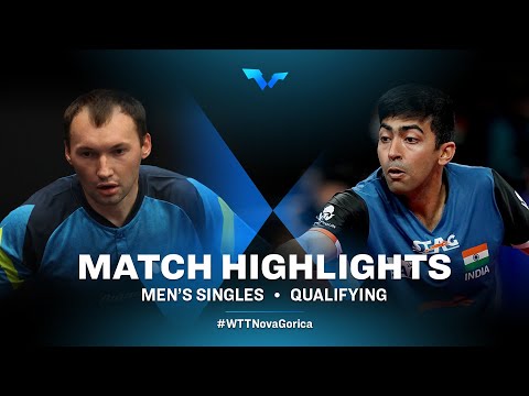 Highlights | Yaroslav Zhmudenko vs Harmeet Desai | MS Qual | WTT Contender Nova Gorica 2022