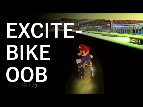 Mario Kart 8 DLC - Excitebike Arena Ramp Glitch