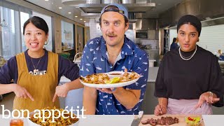5 Pro Chefs Make Their Go-To Appetizers | Test Kitchen Talks | Bon Appétit