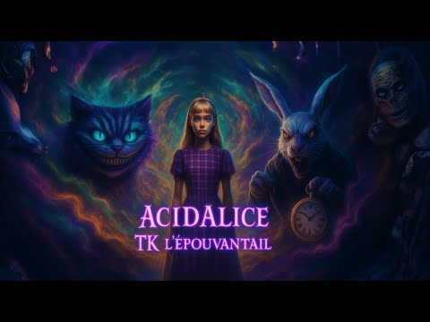 AcideAlice (official clip) by Tk l'épouvantail : Dark Techno, Wonderland Gone Mad, Rave-Horror.