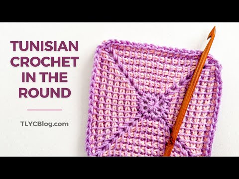 HOW TO Tunisian Crochet in the Round TiTR Easier Than It Looks