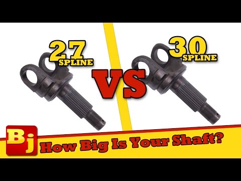 27 Spline VS 30 Spline??