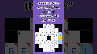 Goodman who was a longtime judge on “Dancing With the Stars” NYT Crossword Clue #nytmini