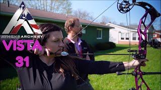 Her NEW BOW! | SPOILER...she LOVES it! | Athens Vista 31 (Majesty Purple)