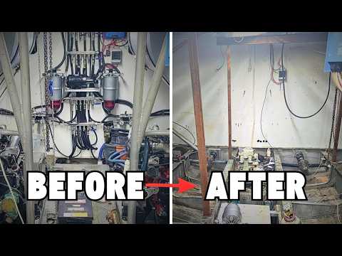 Stripping the Engine Room to Bare Aluminum | Hybrid Electric Project