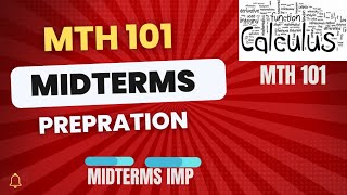 MTH 101 MIDTERMS PREPRATION 2024 | MTH 101 MIDTERMS 2024 | VU MIDTERM PREPRATION 2024 | MTH 101 MCQS