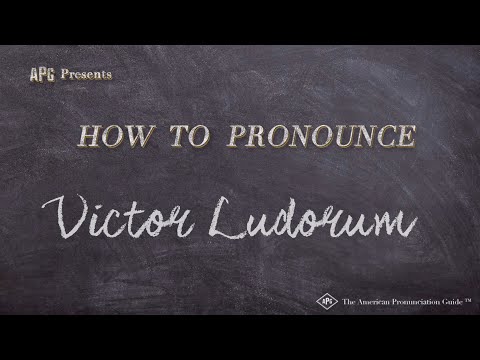 How to Pronounce Victor Ludorum (Real Life Examples!)