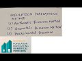 Population Forecasting Numericals Using Arithmetic Geometric And Incremental Increase Method