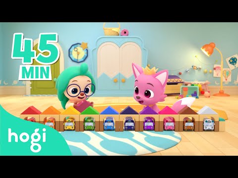 Ten little bus and more! | + Compilation | Sing Along with Pinkfong & Hogi | Hogi Kids Songs